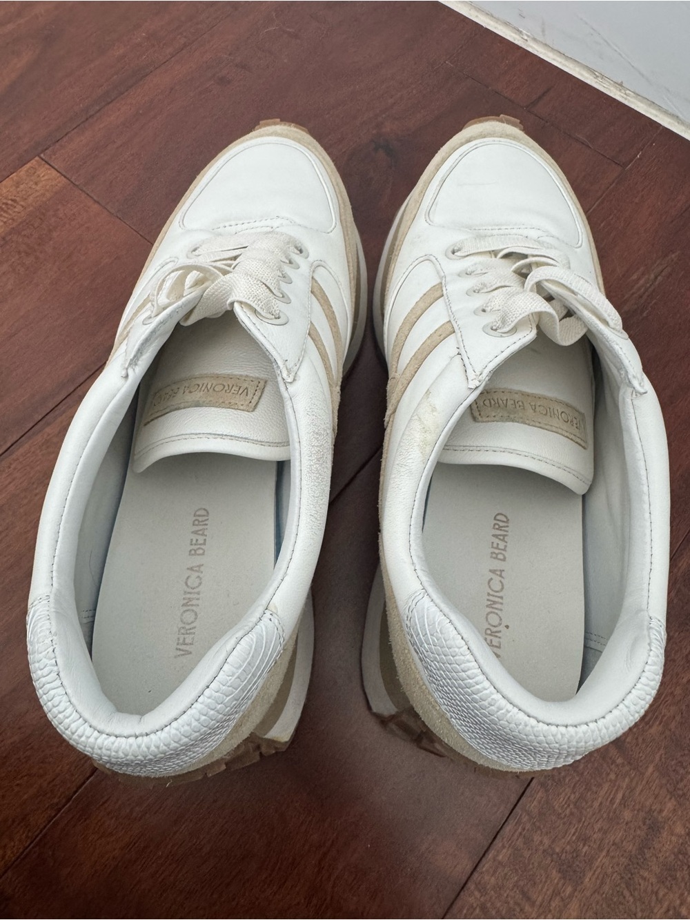 Veronica Beard Valentina Slip on Sneakers in Coconut/Ecru - Picture 6 of 7